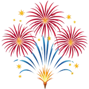 Fireworks sticker