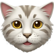 Cat With fur  sticker