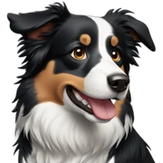 Border collie sticker