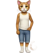 Cats full body sticker