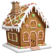 Gingerbread house sticker