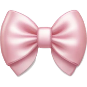light pink bow ombro with a pearl charm sticker