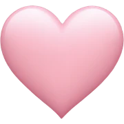 baby pink heart sticker
