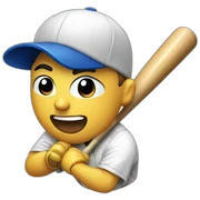 Baseball sticker