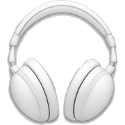 White headphones asthetic  sticker