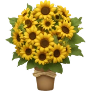 Sunflower bouquet  sticker