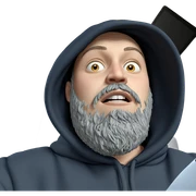 mysterious boy in hoodie sticker