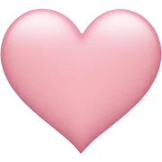 light pink heart  sticker