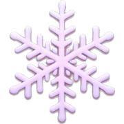 pastel pink snowflake  sticker