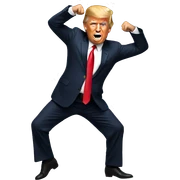 Trump dancing  sticker