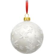 White Christmas decoration sticker