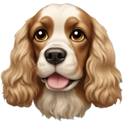 Cocker spaniel sticker