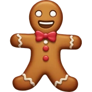 gingerbread man aesthetic  sticker