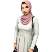 girl in stylish dress sticker