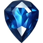 Sapphire gemstone  sticker