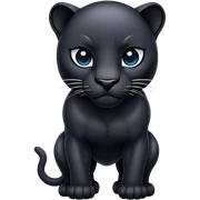 Pantera negra sticker