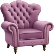 Mauve chair sticker