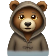 Cozy bear sticker
