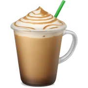 iced spanish latte sticker