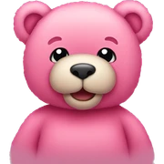 pink Teddy bear sticker