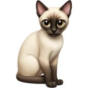 siamese cat sticker