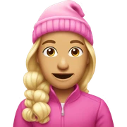 Pink Christmas  sticker