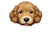 happy furry boy portrait sticker