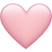 Light pink heart sticker