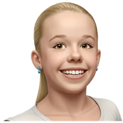 smiling boy wearing earrings sticker