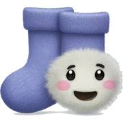 fuzzy socks sticker