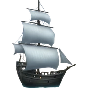 ghost ship sticker