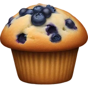 Blueberry muffin sticker