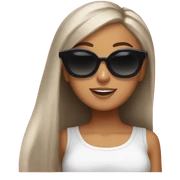 Ariana Grande with sunglasses  sticker