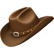 Cowboy hat sticker