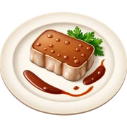 Plate of monkfish liver  sticker