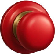 Red Door Knob  sticker