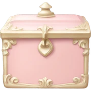 french provincial light pink box sticker
