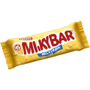Realistic Milkybar candy wrapper sticker