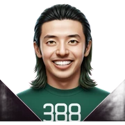 smiling boy in green shirt sticker