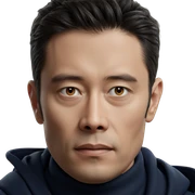 realistic portrait of boy sticker