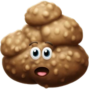 Poop sticker