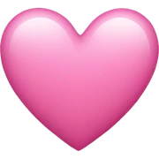 Pink heart sticker