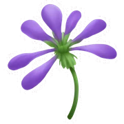 Magic flower sticker
