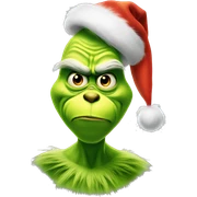 Grinch sticker