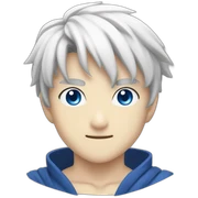 Gojo with blue eyes from jujustu kaisen  sticker