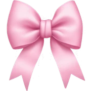 Baby pink bow  sticker