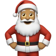 as santa claus sticker