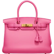 Pink Hermes bag sticker