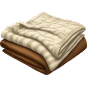 Realistic blanket sticker