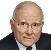 bald old man in suit sticker
